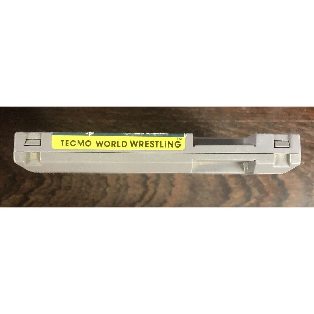Tecmo World Wrestling Nintendo NES Authentic Game Cartridge Loose Tested